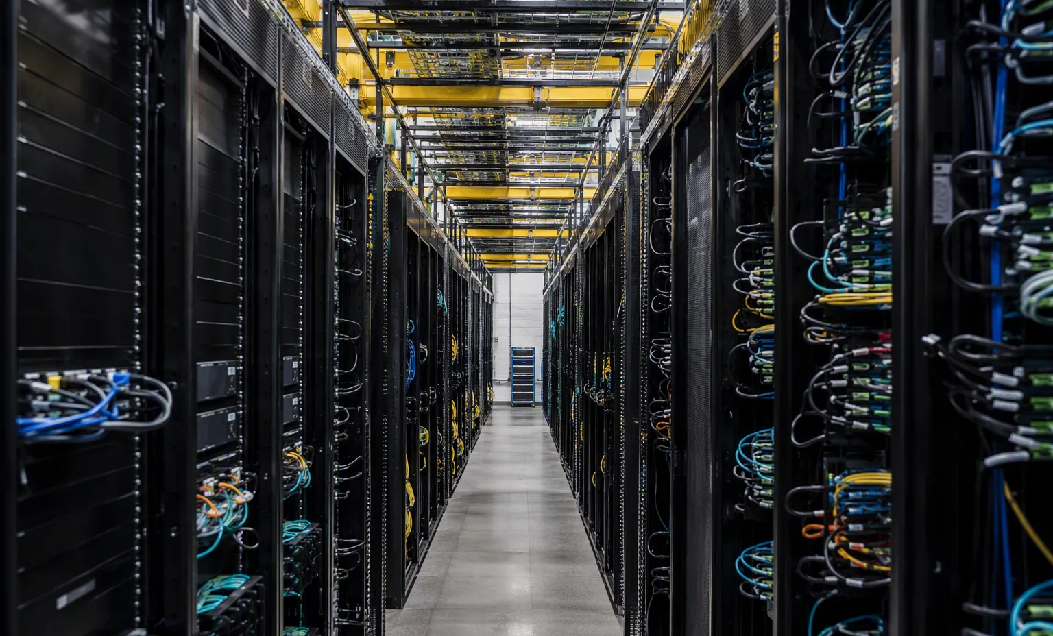Enterprise hardware services — Datacenter Cold Aisle facility reference