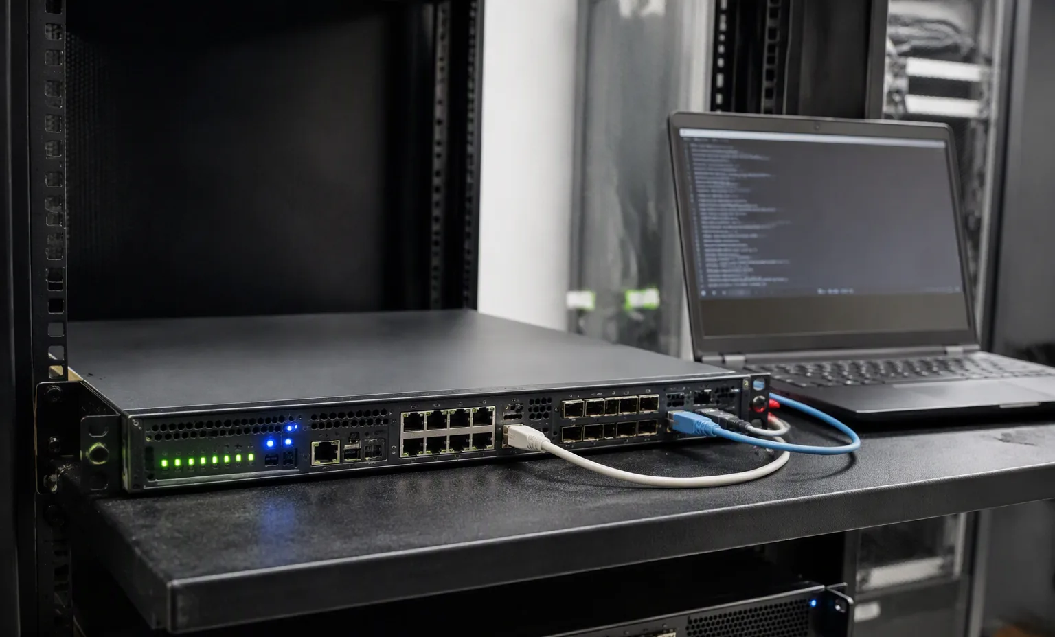 Firewall appliance on the test bench